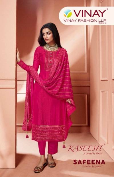 Safeena By Vinay Designer Partywear Salwar Kameez Collection